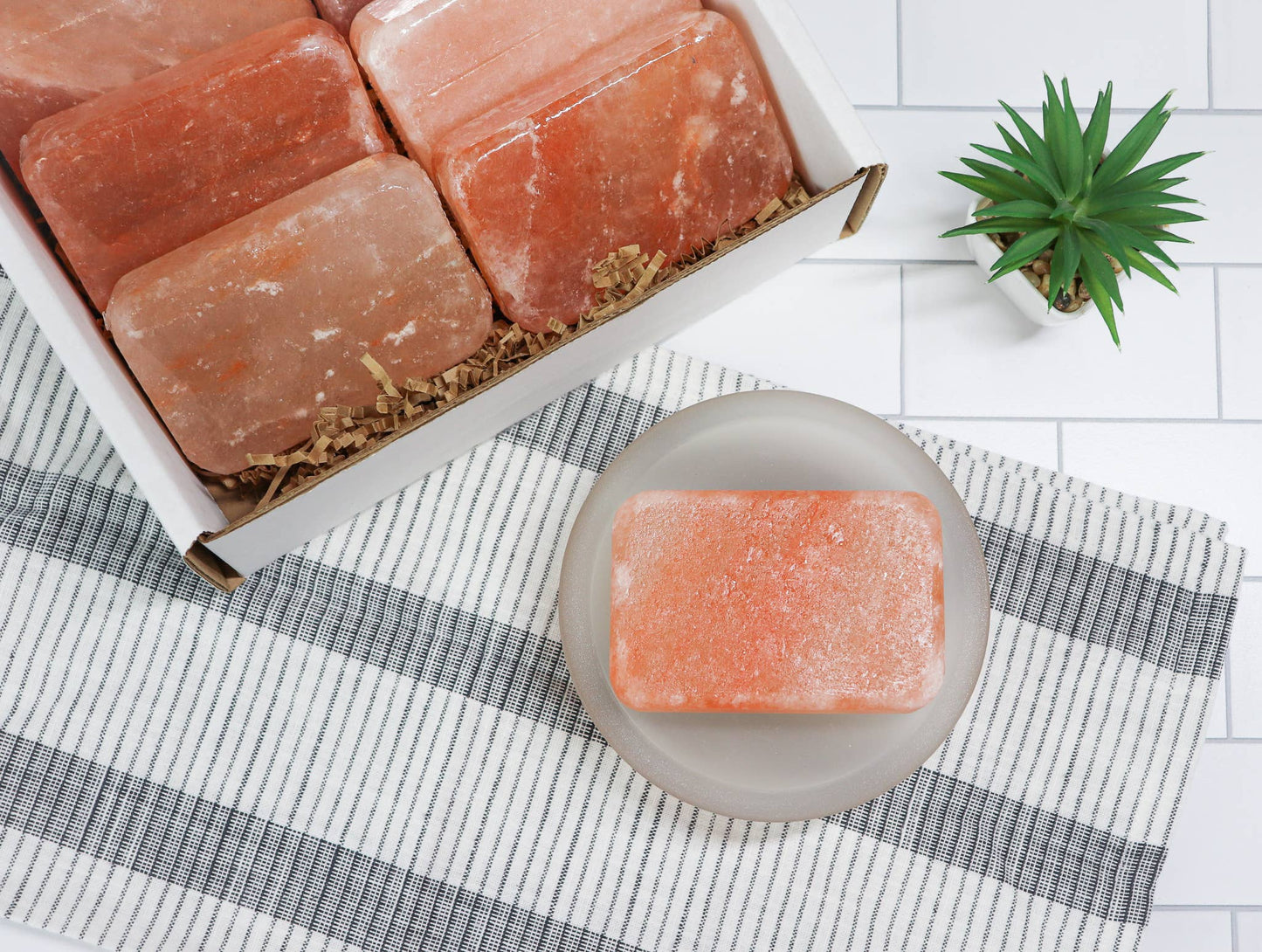 Himalayan salt body bar from Pakistan