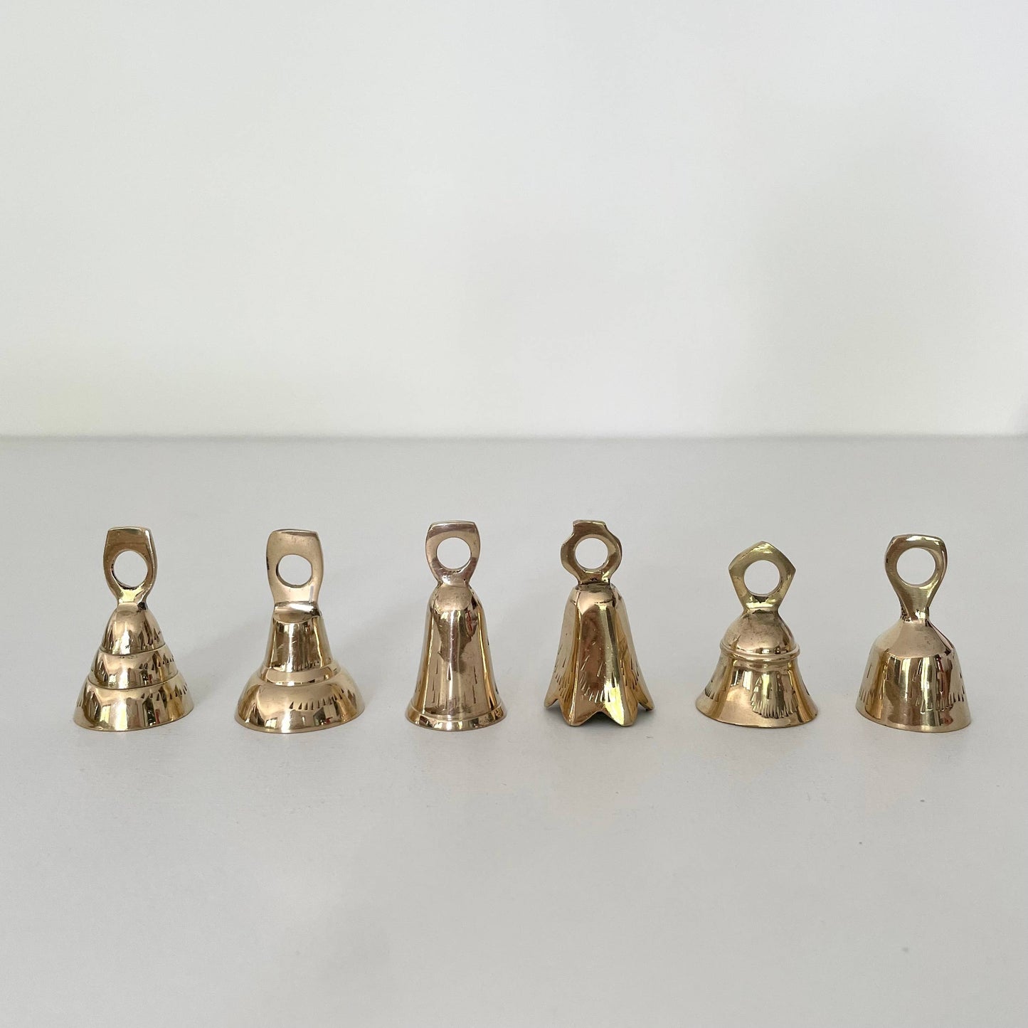 Mini brass bell from India