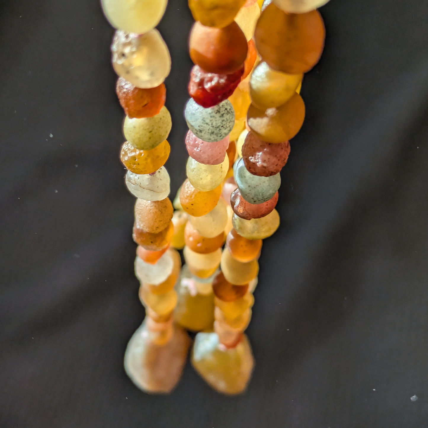 Gobi Desert Agate Necklace from Mongolia