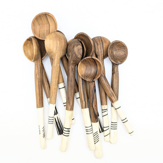 Wood + Bone Coffee Spoon from Kenya