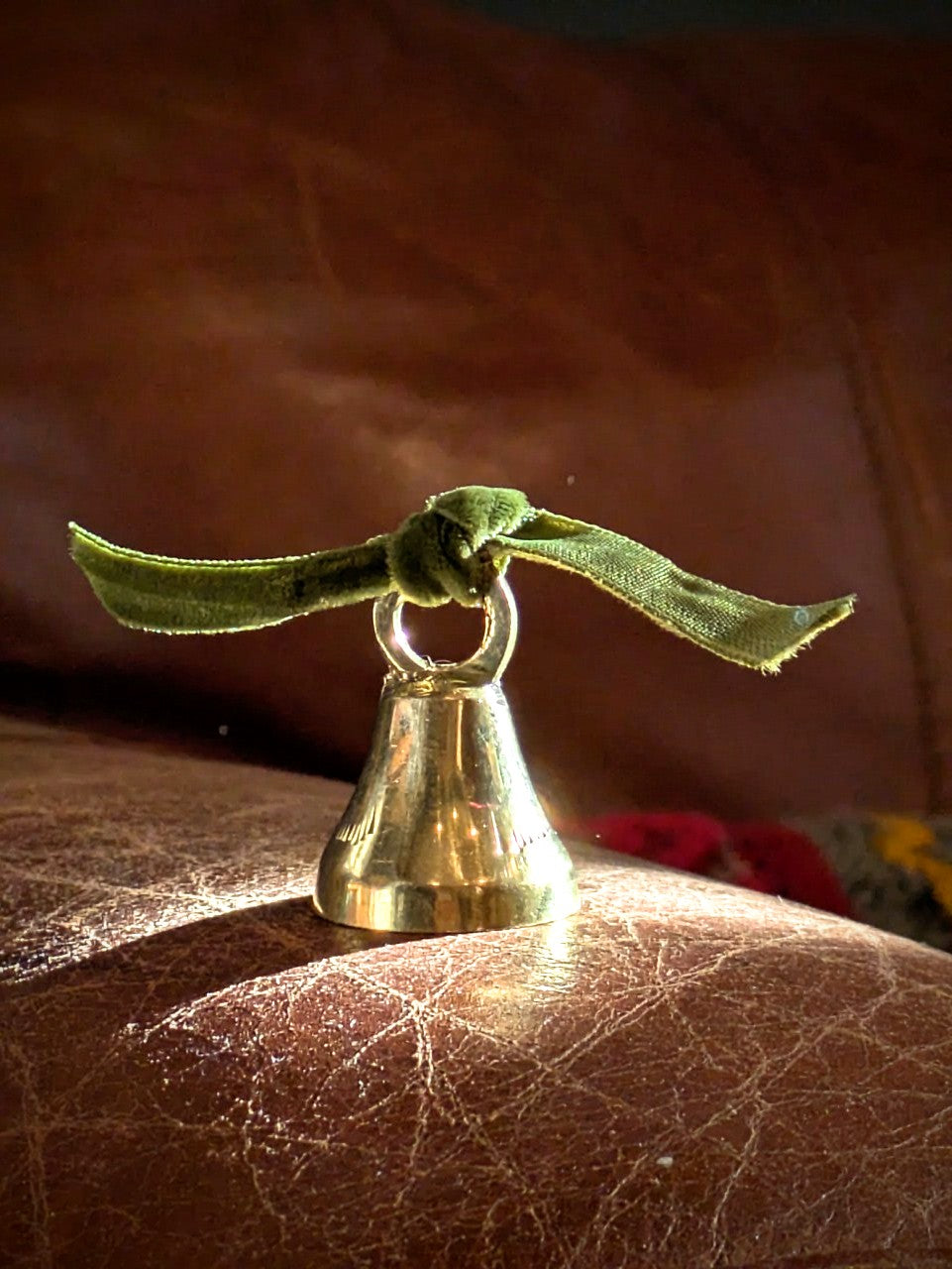 Mini brass bell from India