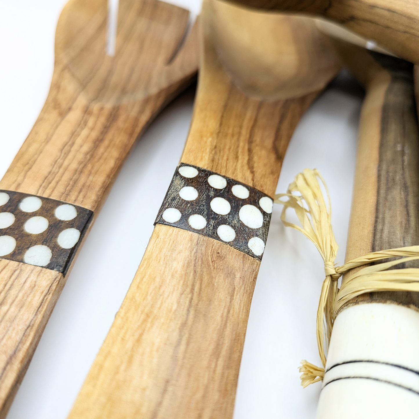 Salad Spoon Set (2) from Kenya