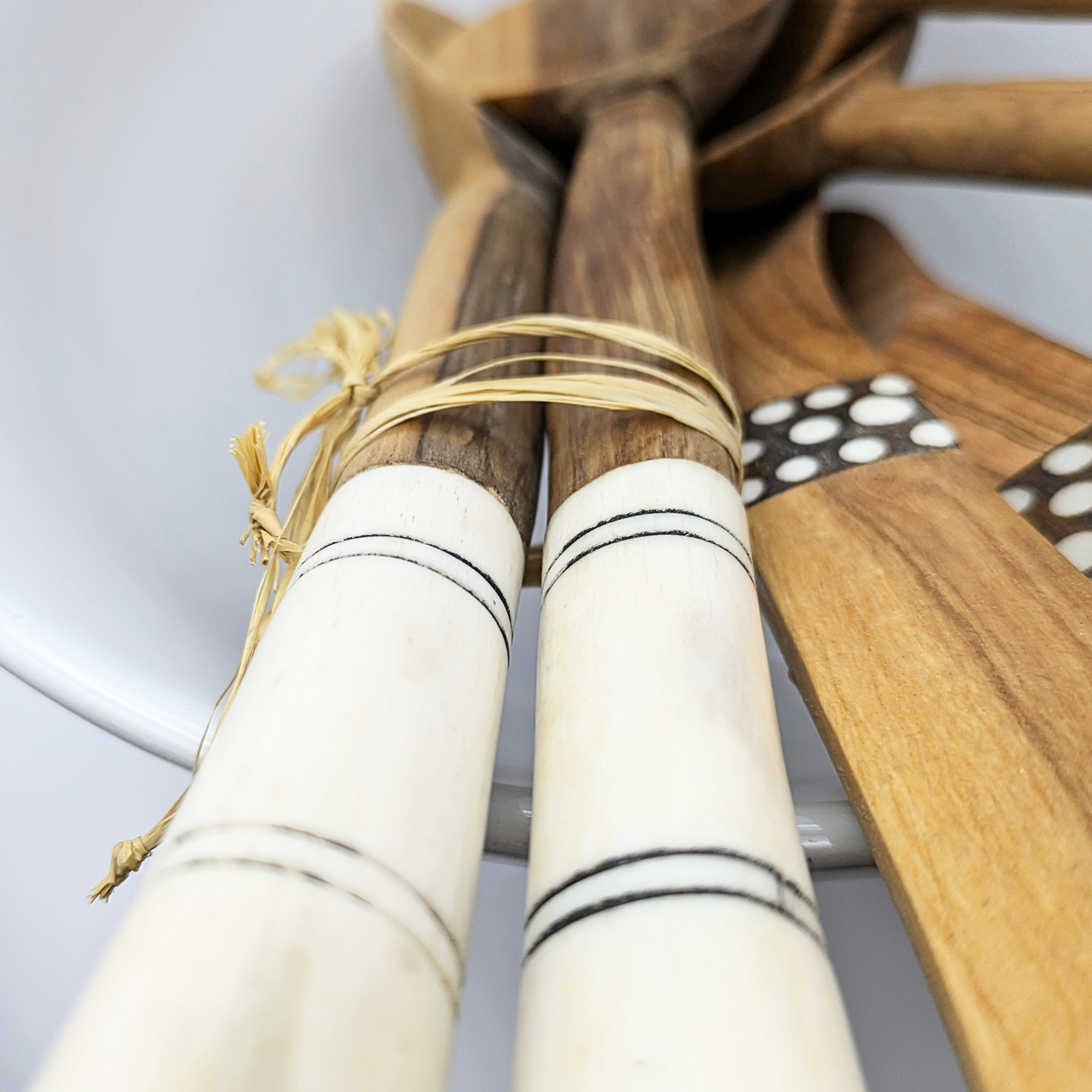 Salad Spoon Set (2) from Kenya