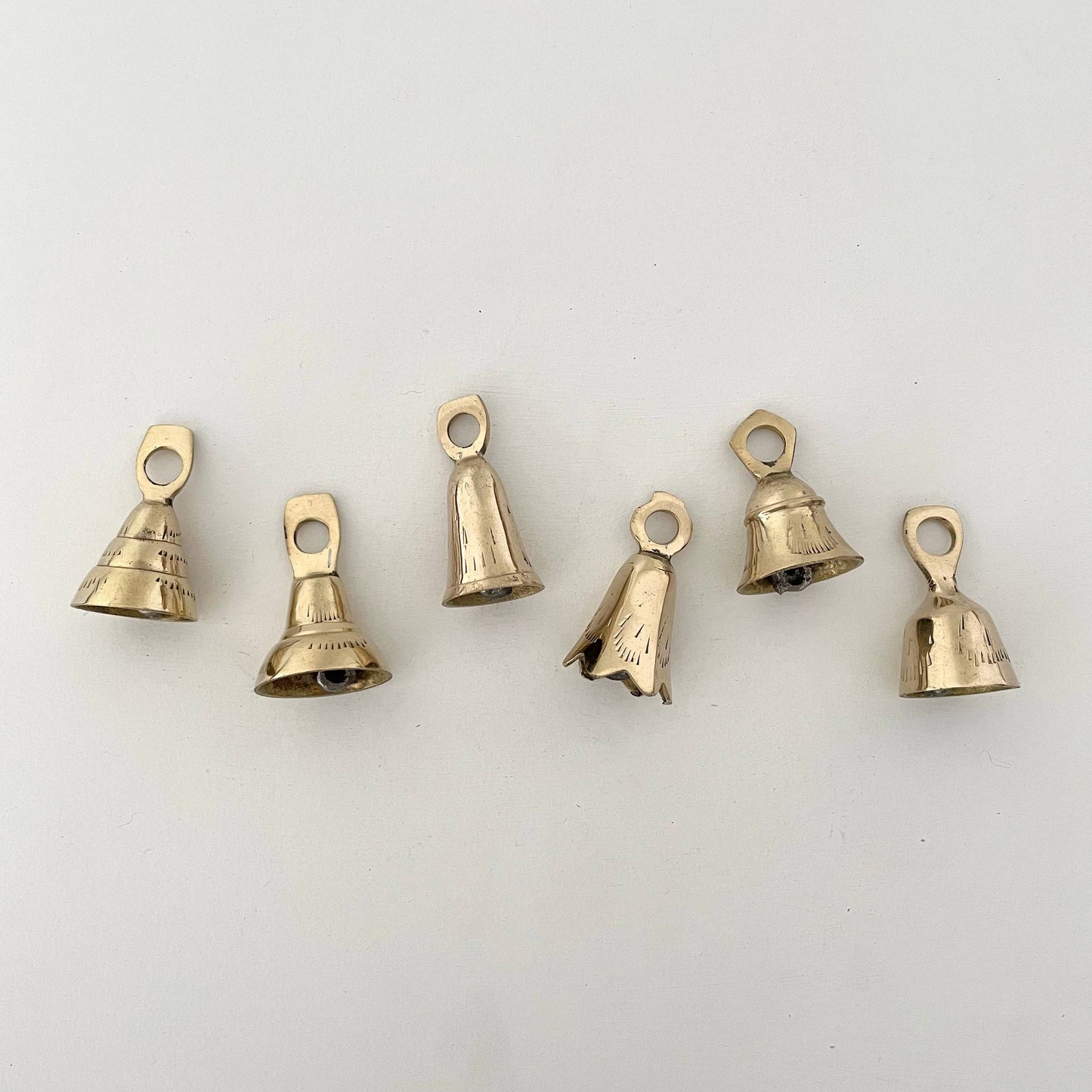 Mini brass bell from India