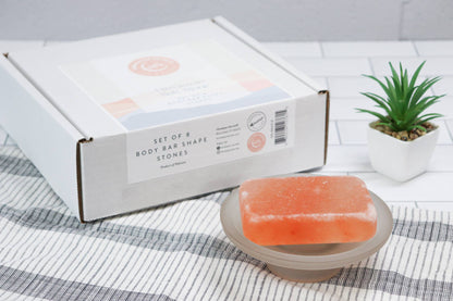 Himalayan salt body bar from Pakistan